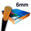 Rollo Cable Unipolar 6 mm C4 Kalop Negro