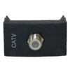 Toma Catv Pin Fino Negro Kalop - Stg