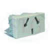 Toma 10A Sistema Modular  Binorma Kalop Blanco