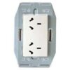 Toma Corriente Doble Con Bastidor 10 Amp Kalop Blanco - Stg