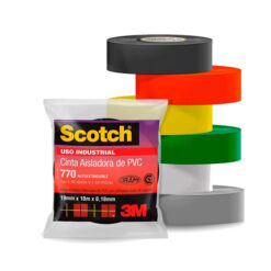 Cinta Aisladora Pvc Industrial Scotch770 Amarillo X10mts 3m