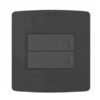 Tapa Termopolimero Silight 2 Modulos Mignon Nero - Stg