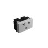 Toma Euroamericano C/tierra 15a 125-250v Blanc Teclastar Stg