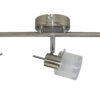 Aplique Odell III Me-V GU10X3 Ni.B Leuk h:130mm B:455mm