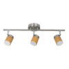 Aplique Dexia Iii Met GU10x3 Ni/Ma Leuk h:165mm B:505mm