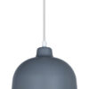 Colgante Fyllo Gris Alum E27 Gris Leuk h:185mm D:210mm