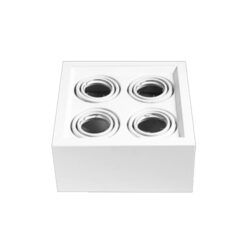 Plaf Aplicar Cardanico DicroX4 Blanco Macroled