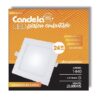Panel Embutir Cuadrado Calido 24 W. Candela