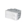 Combina. 1P+1P-220V-10A 1/2Mod Arco Blanco