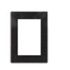 Tapa 5X10 3 Mod Cristal Negro Jeluz Ribete Negro