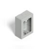 Caja Rectangular Exterior Gris Genrod
