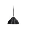 Colgante Crystal Campana Negro Trefilight