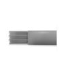 Piso Canal 48x13 Gris Std Kalop Tira x2 mt