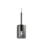 Colgante Bios Wide Gris Vidrio E27 Leuk h:300mm D:100mm