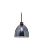 Colgante Celly Vidrio E27 Ambar/Gr Leuk D:200mm h:180mm