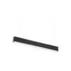Perfil Lineal Dyna 25W Negro 120cm Leuk