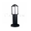 Farola Cygar 650mm P/Exterior Negro E27 Artelum