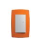 Marco Exterior Termoplastico Satinado Naranja