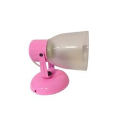 Aplique 1 Luz Base Red Radio Rosa Tul Polic