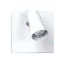 Aplique Base Rec 1 Luz 11X15 C/Liso Blanco SJusto