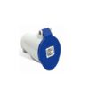 Acoplamiento 2P+T 32A 200/250V 6H Azul IP44 Steck
