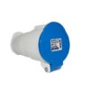 Acoplamiento 3P+T 32A 200/250V 9H Azul IP44 Steck