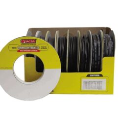 Termocontra 1/4" 6,4 / 3,2 Negro x Metro